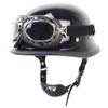 German Style Retro Half Helmet Motorcycling Cycling - DOT Certified S-XL Sizes