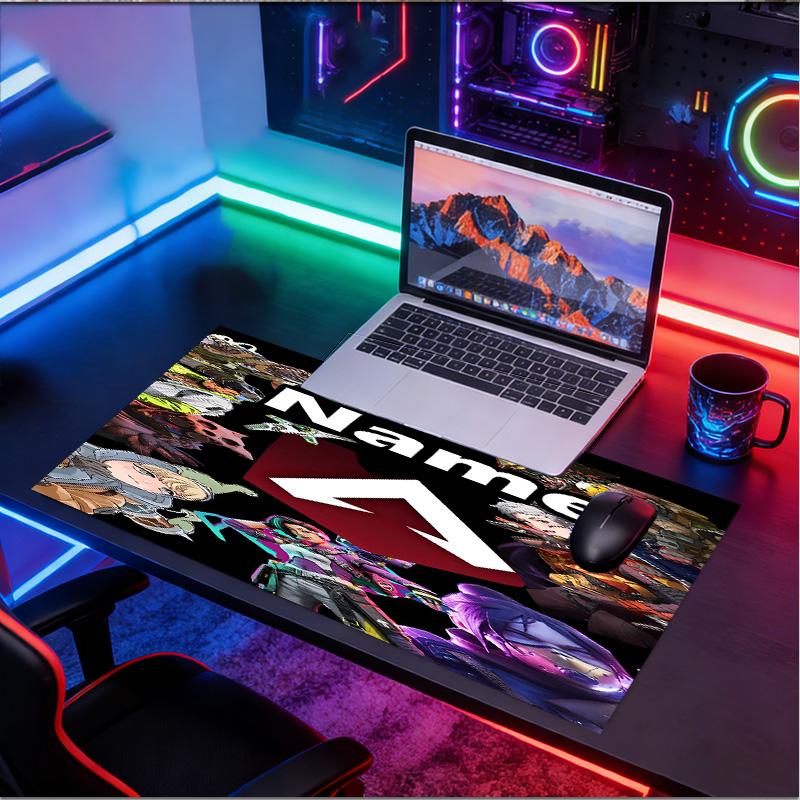 Custom Name Personalized Apex Legends Pattern Mousepad, Laptop PC Desk Mat, Decorative Desk Mat for Home Keyboard Pad Gift
