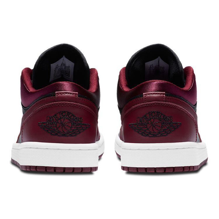 Air Jordan 1 Low SE Dark Beetroot Женские кроссовки красные черные белые DB6491-600