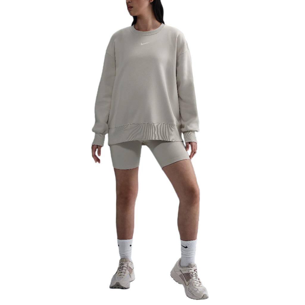 Nike Спортивная одежда Phoenix FleeceСвитшот с молнией Swoosh Женский Светло-древесно-коричневый/Холст FZ4271-104