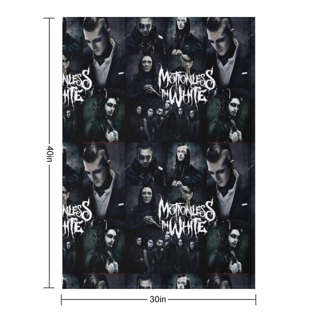 УЧАСТНИКИ MOTIONLESS IN WHITE Плед-накидка Утяжеленные термоодеяла для путешествий Одеяла Диваны для декора Диванные пледы