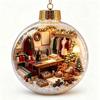 Transparent Light-Up Hanging Ball Ornaments LED Christmas Tree Globe Decor  Indoor Decor