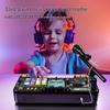 Детский Bluetooth DJ-проигрыватель с перкуссией, светом и микрофоном – Многофункциональная музыкальная игрушка