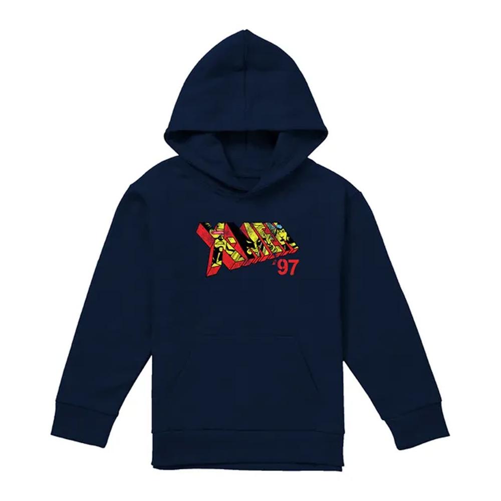 X-Men Childrens/Kids 97 Comic Logo Pull Over Hoodie