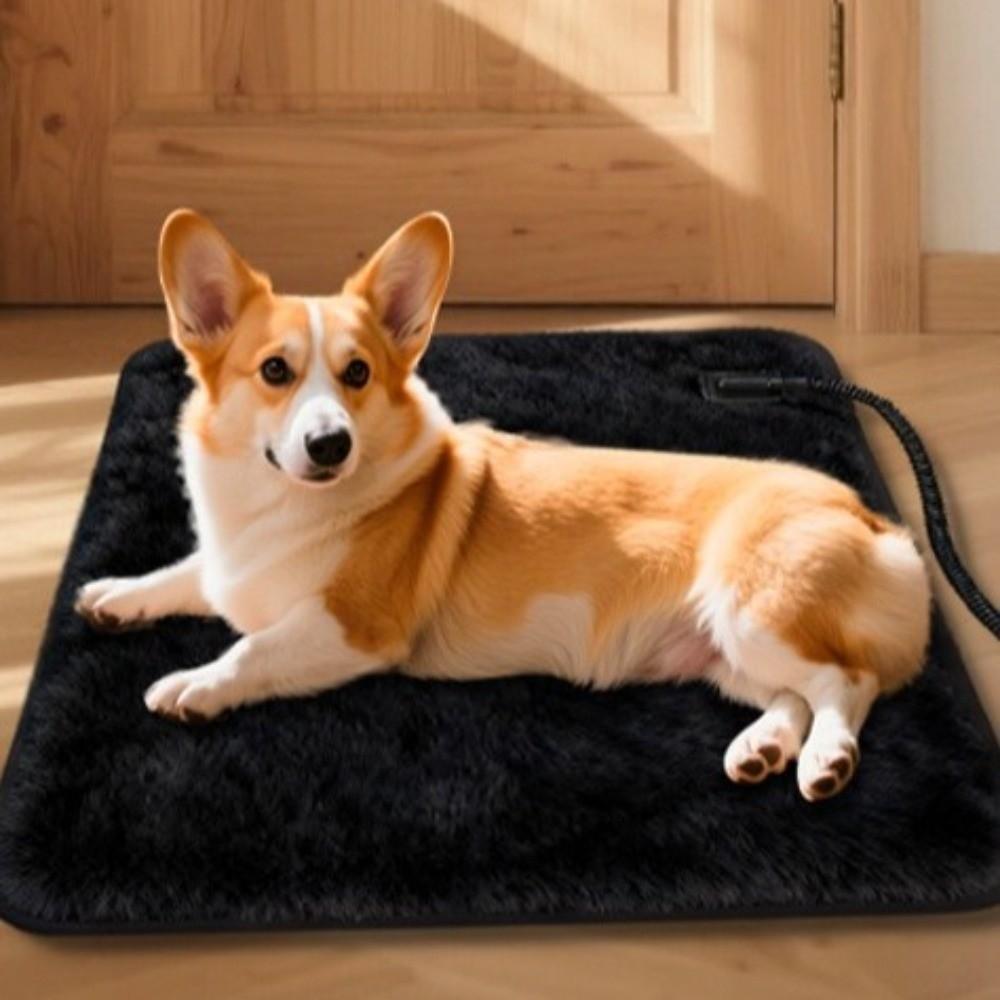 Constant Temperature Electric Heating Dog Bed Adjustable Dog Warmer Mat for Cats and Dogs