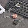 Office Supplies ID Name Card Stationery Anti-Lost Clip Badge Holder Retractable Key Ring Lanyards