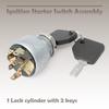 4292483 Ignition Starter Switch Replacement for Clark for Hyster TO015B Forklift for Pollak 31-297 3 Position Ignition Switch Assembly Lock Cylinder