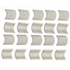 20 Pieces Motorcycle Handlebar Spacers Mounts Holder Shims 22mm to 25mm