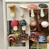Simulated Mushroom Refrigerator Magnets 3D Fridge Decor Cute Magnetic Sticker  Home Decoration
