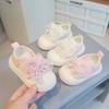 Обувь для девочек 2025 Осень Новый стиль Девичьи парусиновые туфли Бант Туфли принцессы Дышащие Повседневные Детская обувь Дизайнерская обувь Обувь для девочек