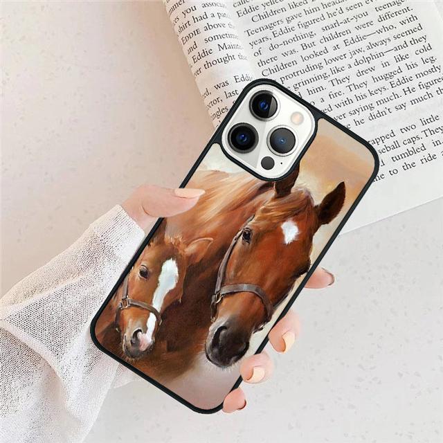 Лошадь Животное Бег крутой Чехол для телефона Cover Для iPhone 17 Air 16 15 14 Plus apple 16 11 12 13 Pro Max coque