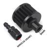 Car/Motorcycle 9/12/15mm Fuel Cell Breather/Vent Air Filter With AN6/8/10 Female Fitting Kit