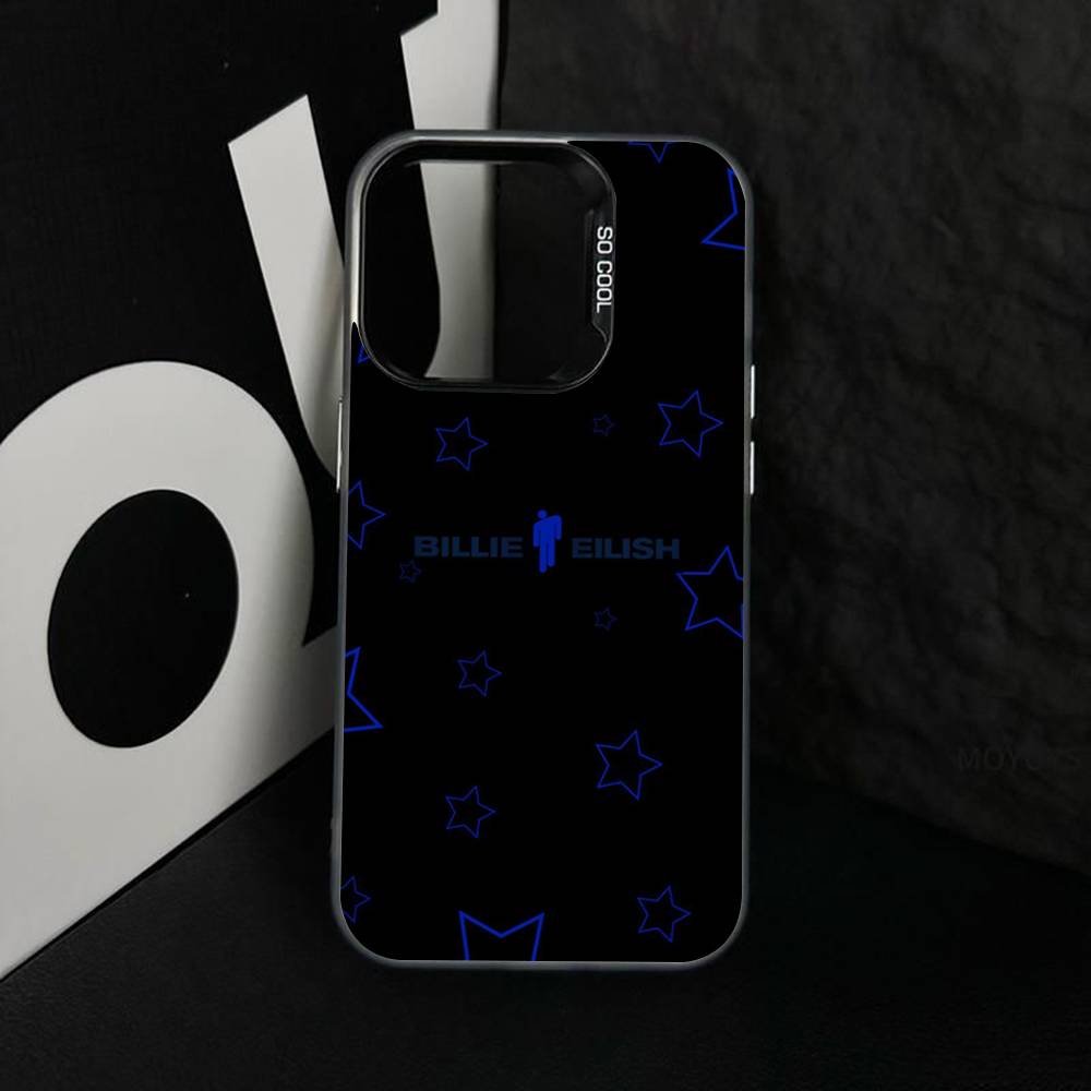 Hit Me B-BillieS Eilish Цветной чехол для телефона Серебристый Подходит для iPhone 12 11 13 14 15 16 17 Max Pro Plus X XR XS