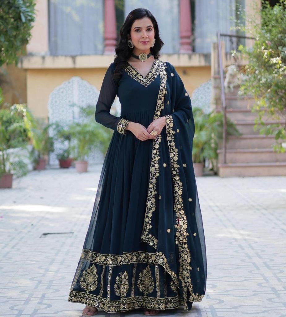 Дизайнерское готовое платье с комплектом дупатта, праздничная одежда, болливудская этническая курти, индийская, пакистанская