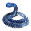 60Cm 3D Printed Snake Rotatable Joints Snake Figurines Creative Home Office Desktop Crafts Ornament  New Year Crafts Gift