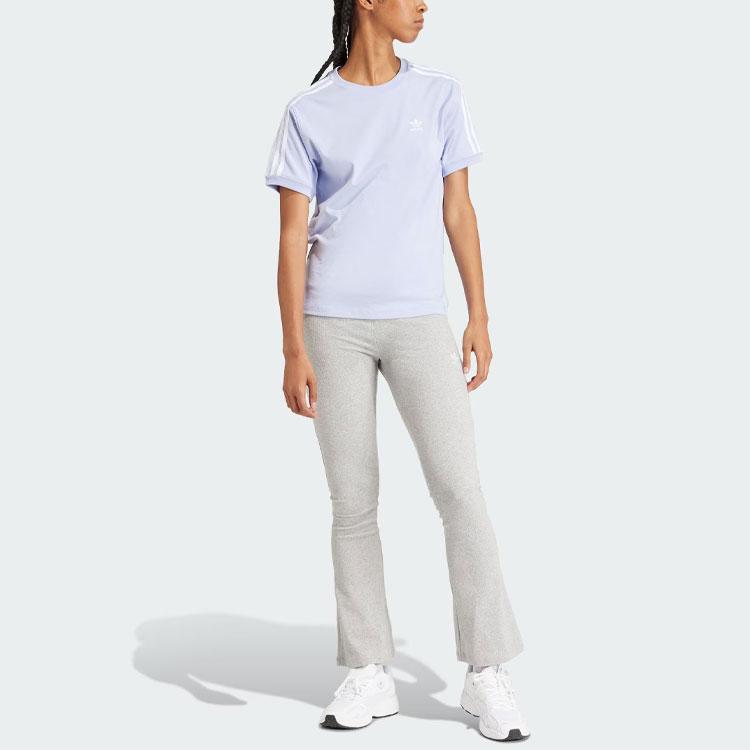 Adidas Originals Drop Shoulder Sleeve T Shirt Women's Light Purple IR8052