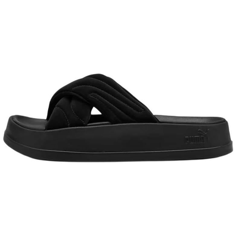 Puma Leadcat Platform Sandal Black Cool Dark Grey Women Sneakers 400340-01