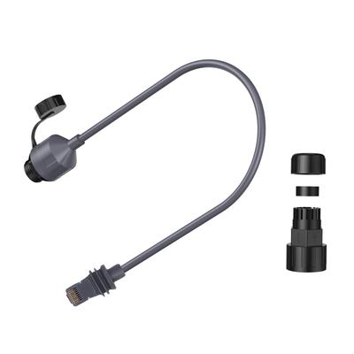 Прямоугольный спутниковый SPX - адаптер RJ45 Ethernet Папа-Мама Кабель-переходник 24AWG IP68 Вода