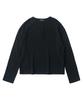 ANALOG MOOD Vintage Modern Henley Neck Long Sleeve Tee (Black)