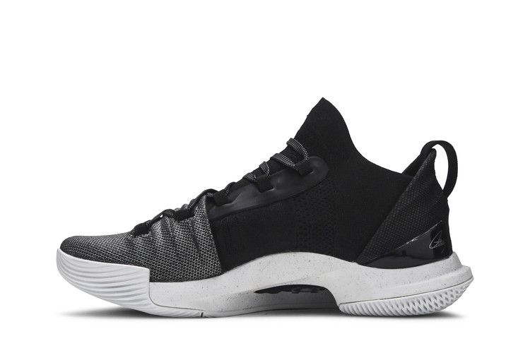 Men's Sneakers Under Armour Curry 5 Black Silver Black/White/Silver