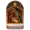 Christmas LED Night Light Decor 5D Diamond Painting Kit Holiday Craft Activity Adults
