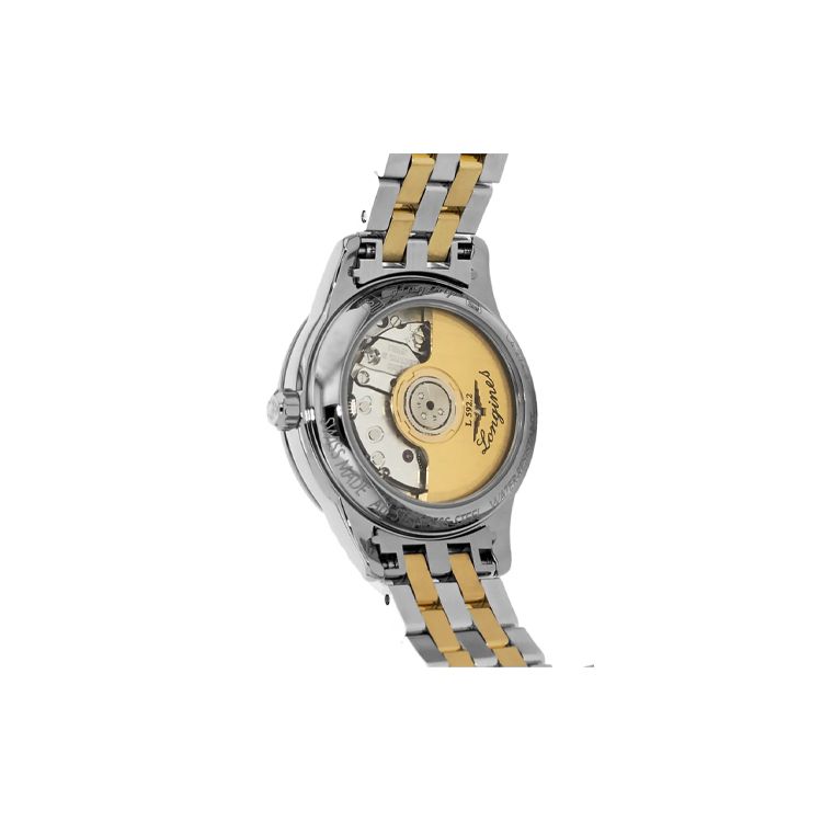 Longines Flagship Classic Automatic Mechanical Movement 30M Water Resistant Watch 26Mm White Dial Stainless Steel Pvd Coated Case L4.274.3.21.7