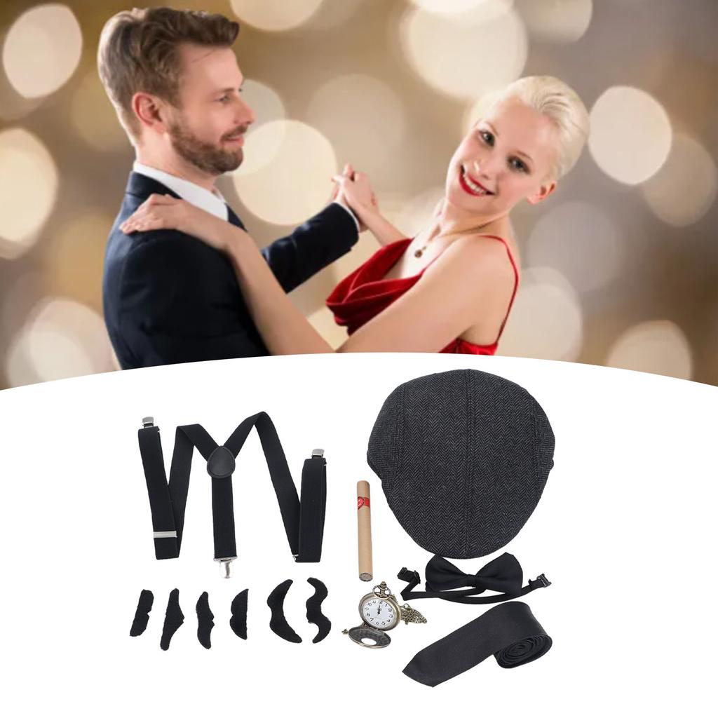 Детский костюм старика для косплея, регулируемый ремешок, самоклеящиеся бороды, аксессуары для костюма дедушки для P