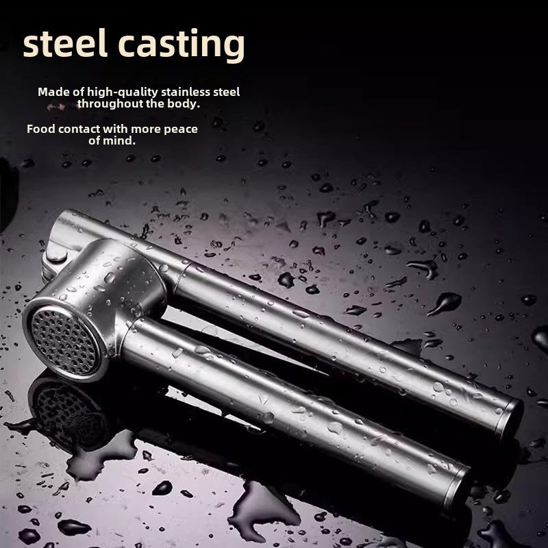 Пресс для чеснока и овощечистка из нержавеющей стали 304, ручной инструмент для измельчения и пюрирования