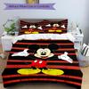 Mickey Mouse Celebration Print 3Pcs Bedding Setduvet Cover With 2 Bedropillowcase Home Birthday Gift