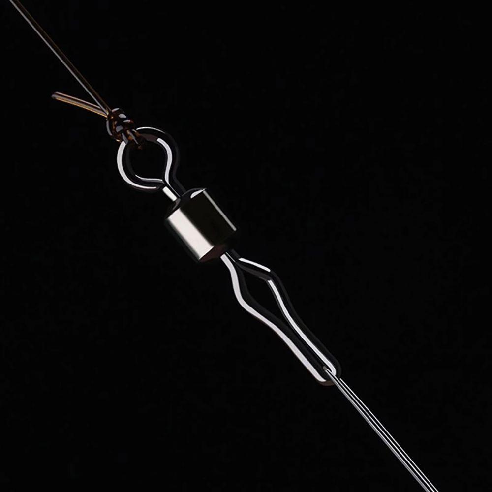 Вертлюжок со стальным стволом и вертлюжок с соединительным элементом для лески сбоку, рыболовная подвесная застежка