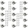 MXLA 15 комплектов Двойные роликовые защелки для шкафа Дверцы шкафа Дверцы гардероба Защелки для гардероба Шкафчика Мебельная фурнитура