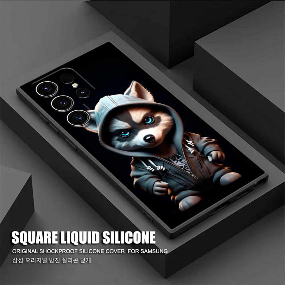 Утка Собака Лягушка Тигр Обезьяна Мультяшный Чехол S26Ultra Для Samsung Galaxy S26 S25 S24 S23 S20 S21 FE S22 Ultra Plus Мягкая Защитная Крышка Телефона