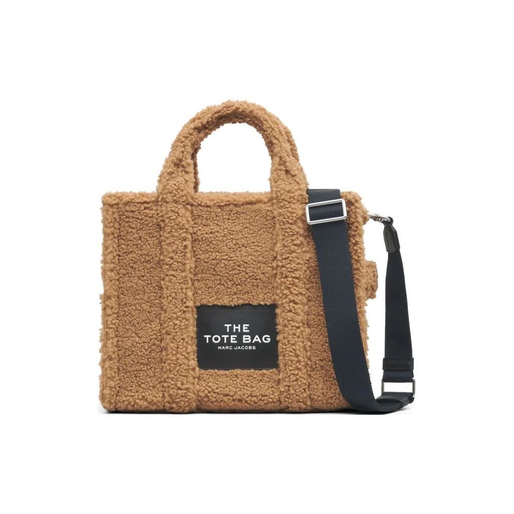 Marc Jacobs Logo Patch Polyester Tote Bag Women tote bags Camel-Brown M0016740-230