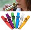 6-Piece Metal Kazoo Musical Instrument, Easy To Learn, Portable, Colorful, with Replacement Films for Accompaniment