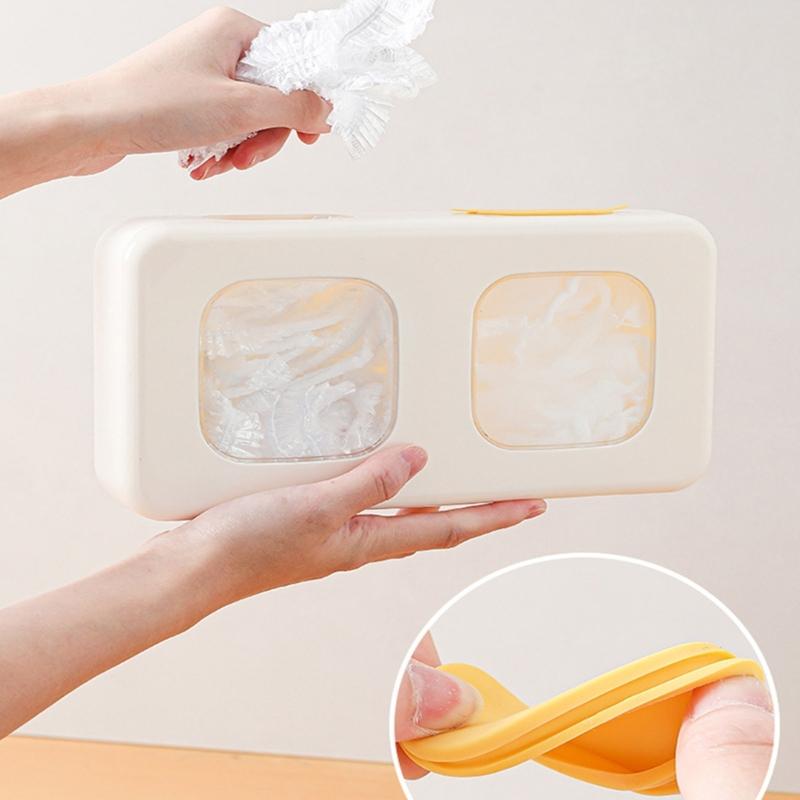 Multifunctional Cling Film Storage Case Accessory for Home Use Accommodates Various Sizes Stylish Designs Decoration