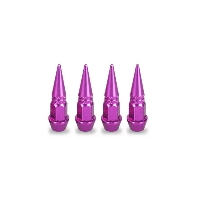 4Pcs 45/60mm Tire Valve Stem Cover Spiked Wheel Valve Cover Bicycles Tyre Hub Valve Stem Cover Motorcycle Tire Valves Covers Hat