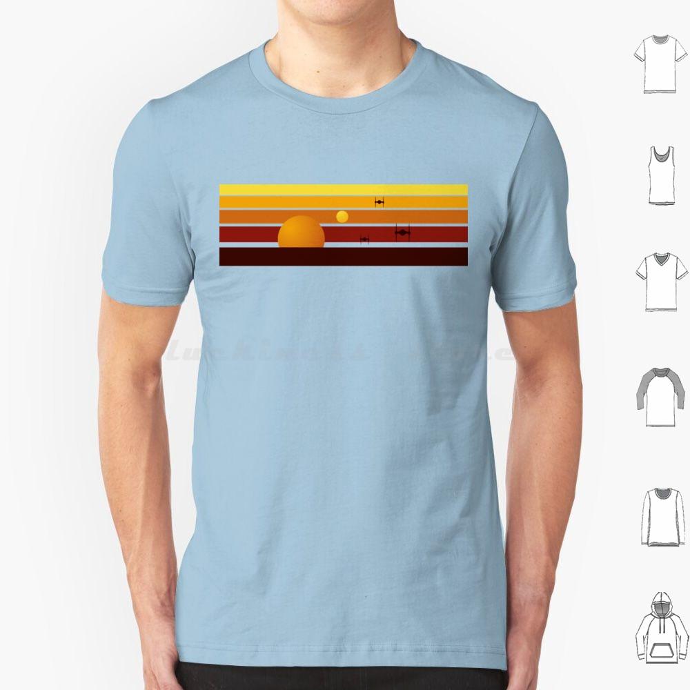 Tatooine Sun Classic T Shirt Cotton Men Women DIY Print Tatooine Sun