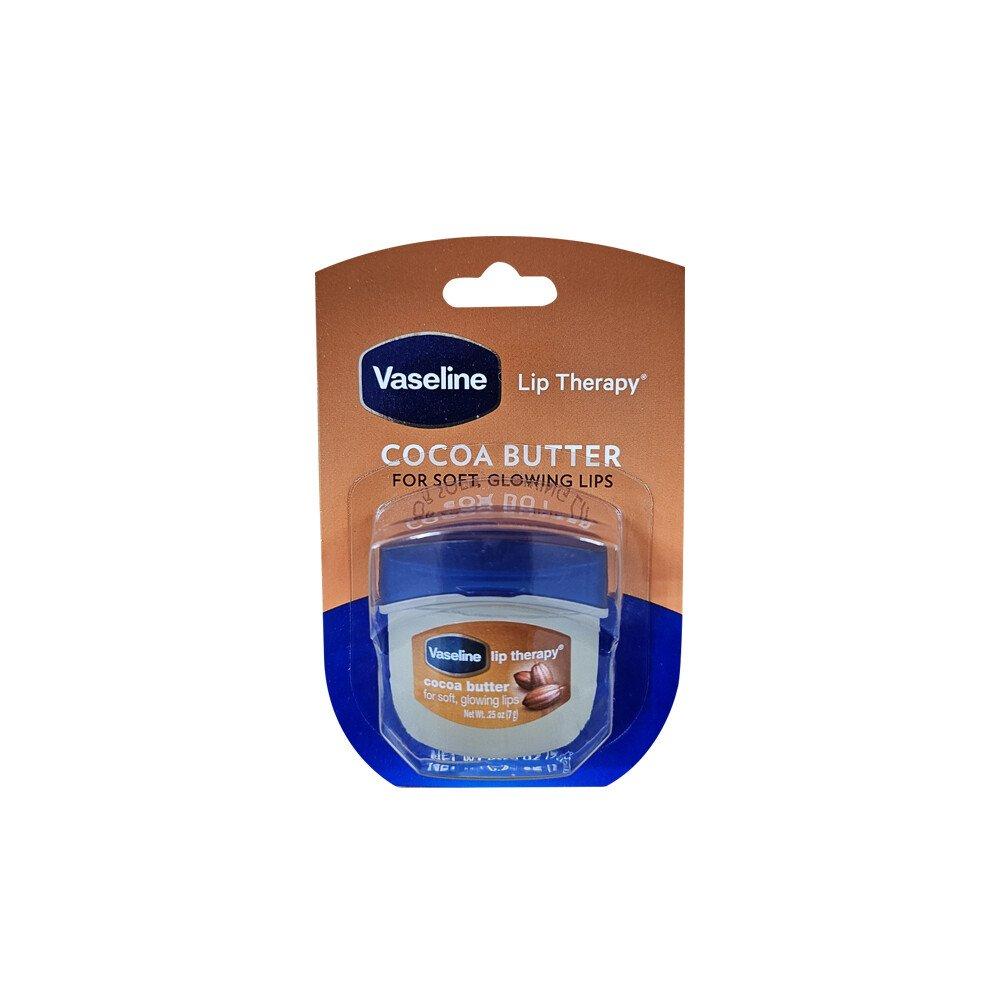Vaseline Lip Therapy Бальзам для губ с маслом какао 7 г Мини-баночка 1 шт.