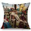 Netherland Artist Rogier Van Der Weyden Religion Jesus The Cross Virgin Mary Art Sofa Decoration Pillow Case Linen Cushion Cover