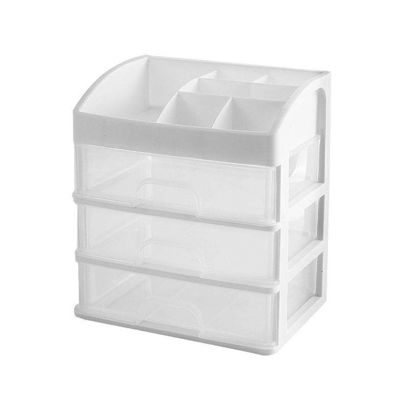 1 шт. Коробка для хранения, удобная полка для хранения, вместительный ящик, стильный прекрасный настольный органайзер для косметики, настольный макияж