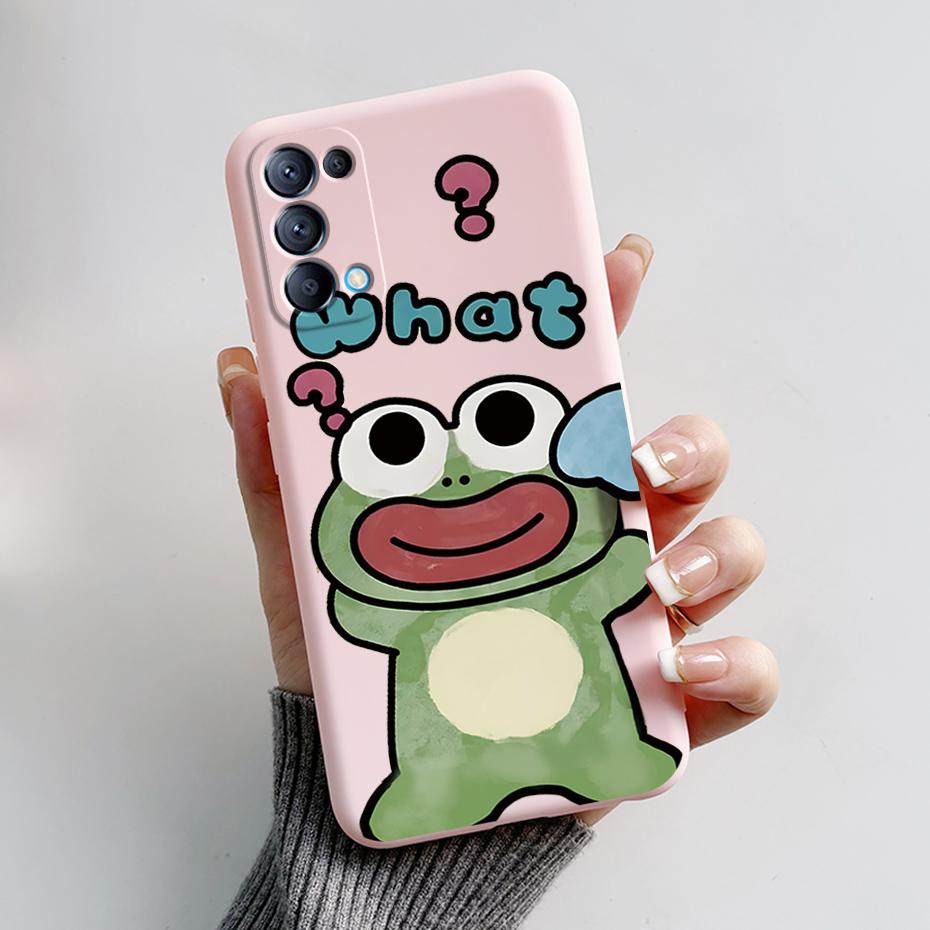 Чехол для OPPO Find X3 Lite Чехол для Find X3 Neo Силиконовый Мягкий Мультяшная Лягушка Чехлы для Телефона Для OPPO Find X3Neo X3Lite Копия Fundas