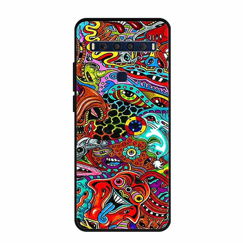 For TCL 10L Case Cool Fashion Silicone Soft TPU Phone Covers for TCL 10 Lite Case 10Lite Coque for TCL10L T770H T770B 4187U Bag