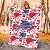 Bills Team Flannel Blanket Soft All-Season Throw, Design for Camping, Car Travel, Hiking Sofa, Bed, Office Perfect Gift for Parties