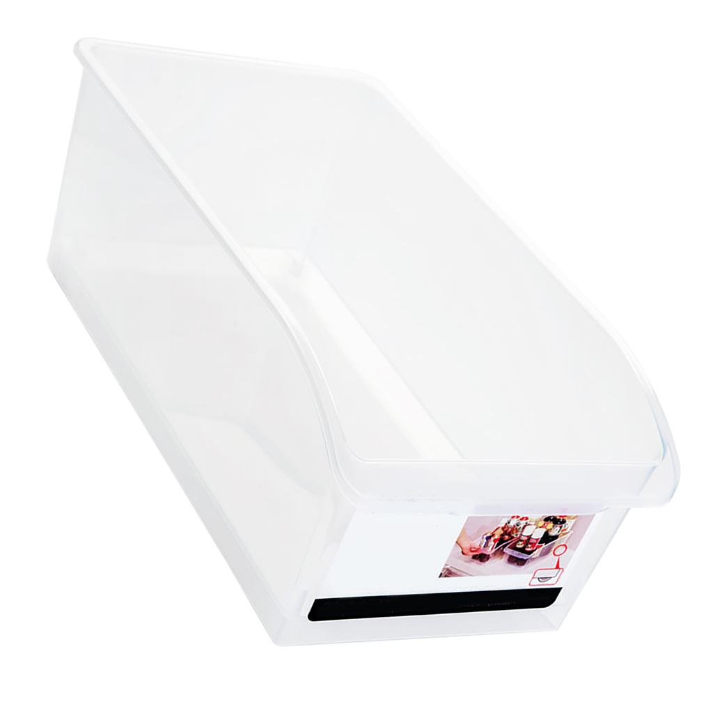 Органайзер для ящика холодильника, контейнер, легкий доступ, прозрачный пластик, большая вместимость, универсальное выдвижное хранилище