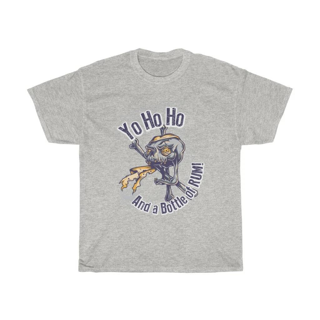 Pirate Skull, Unisex Heavy Cotton T-shirt, Classic Vintage Tee, Retro