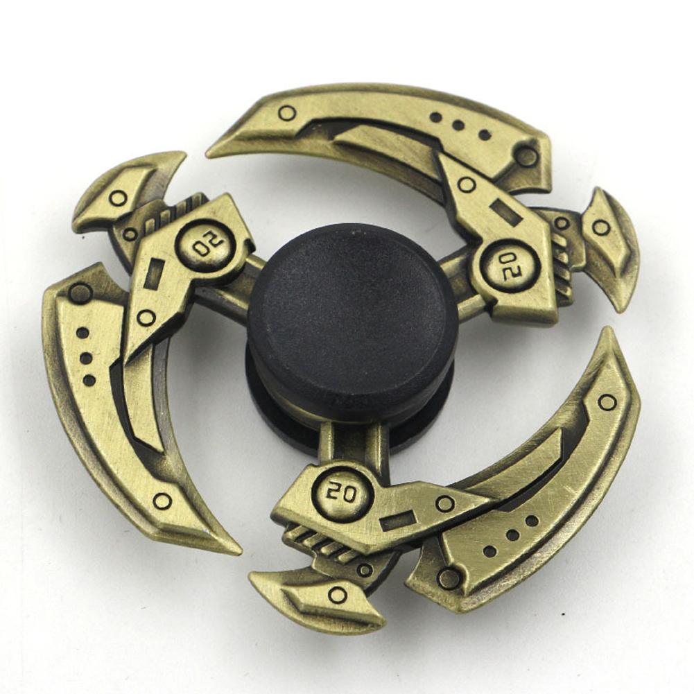 Alloy Fingertip Spinner Toy Creative Anti Anxiety Gift Fingertip Rotating Decompression Toy
