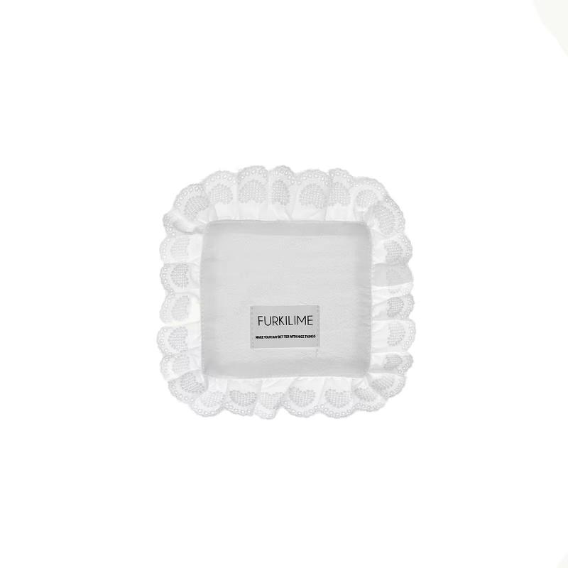 Кружевные салфетки для стола Хлопковые салфетки Тарелки Мягкая оборка Свадебное украшение Согревающий подарок Декор стола Вечеринка