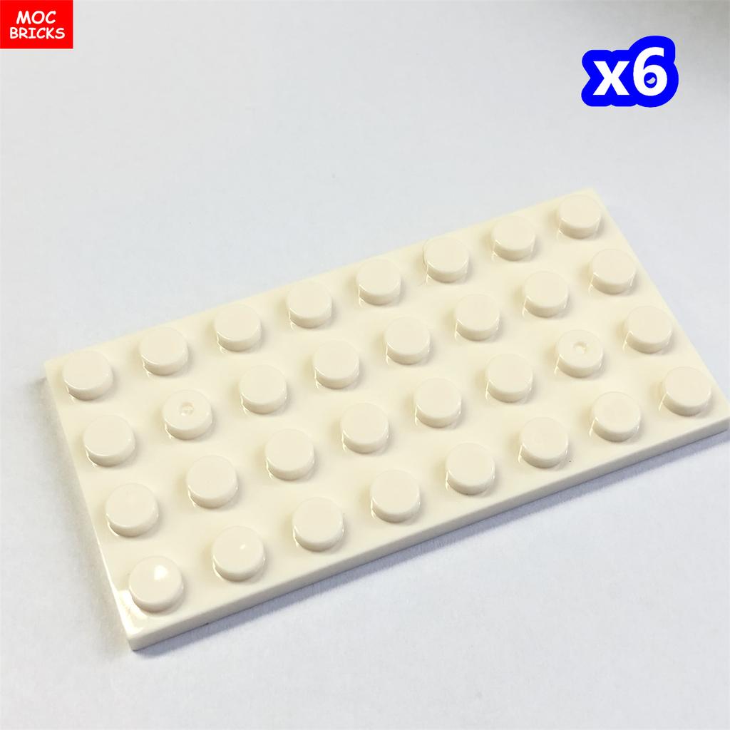 Нетоксичная пластина Moc Bricks 4x4 4x6 4x8 4x10 4x12 3031 3022 3035 3030 3029 Детский игрушечный конструктор Собирается Подарок на день рождения