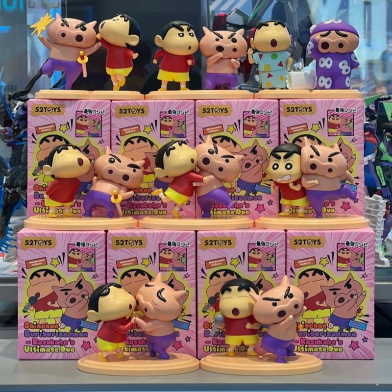 TOP TOY Шин-чан Касукабэ Серия Самых Сильных CP Милые Настольные Украшения Детские Игрушки Фигурки Подарки на День Рождения