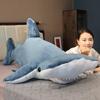100CM Big Simulation Whale Plush Toy Stuffed Soft Hammerhead Sharks Sleeping Pillow Sofa Cushion Sea Animal Toys Birthday Gift